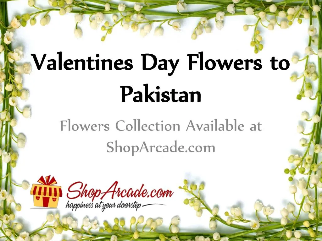 valentines day flowers to pakistan