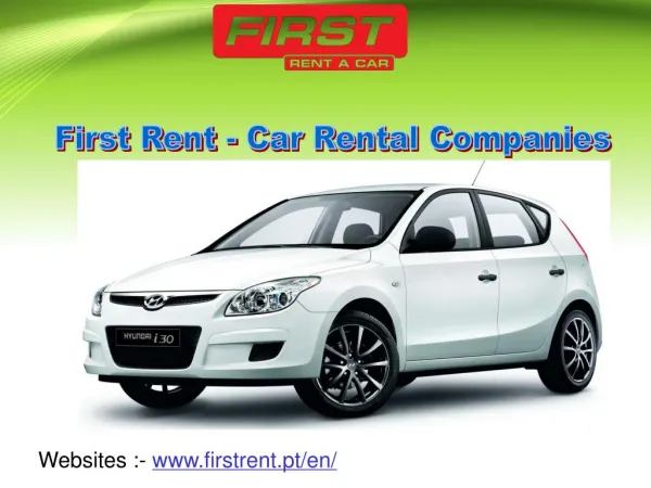 First Rent - Car Rental Companies