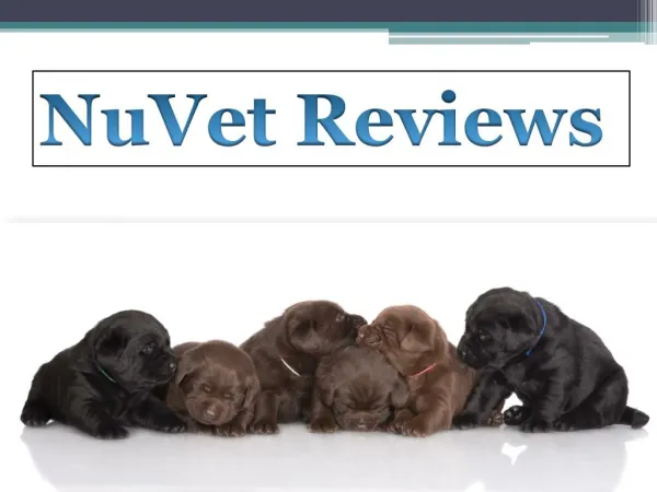 Nuvet Reviews - Nuvet Labs Reviews
