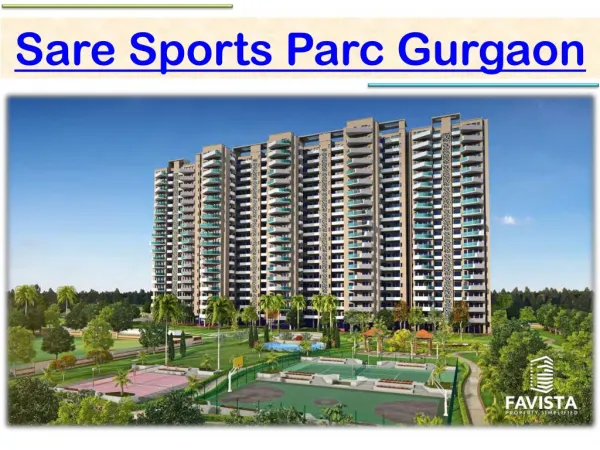 Sare Sports Parc,Buy flats in Sector 92 Gurgaon