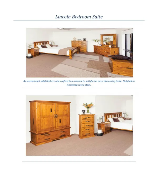Lincoln Bedroom Suite