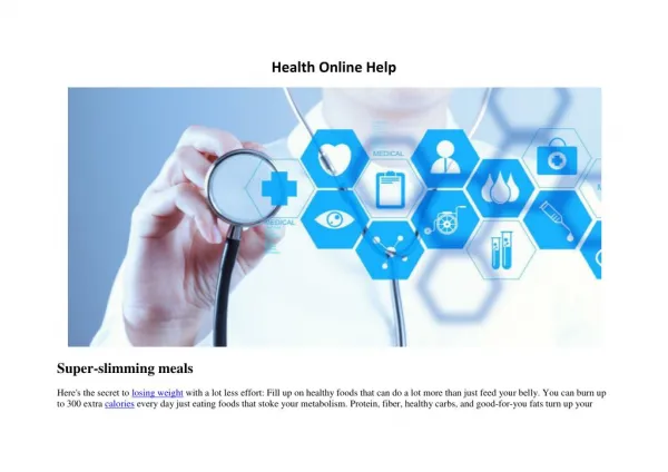 Health online help
