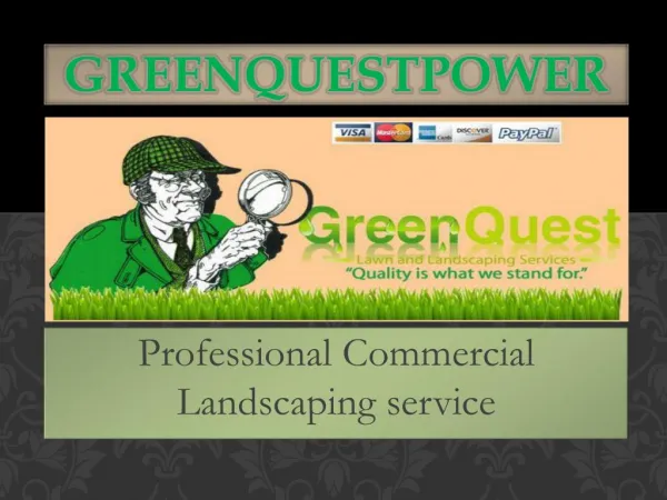Professional commercial landscaping service greenquestpower net