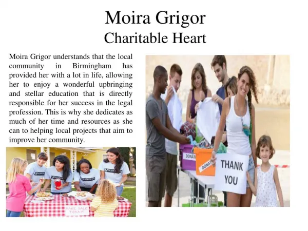 Moira Grigor Charitable Heart
