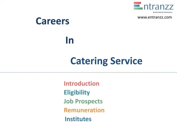 Careers In Catering Service