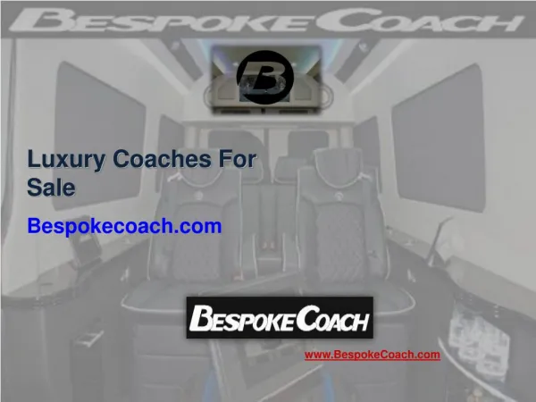 Luxury Coaches For Sale