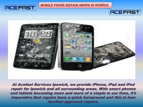 Select Your Mobile Phone Repair Shops in Ipswich