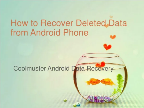 Recover Deleted Files Android