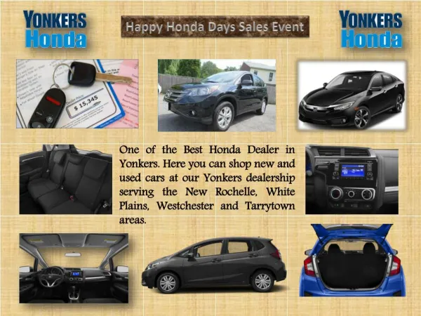One of the Best Honda Car Dealer in Yonkers NY