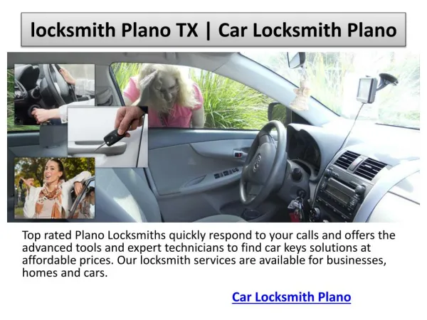 Locksmith in Plano TX