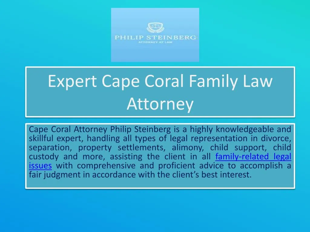expert cape coral family law attorney
