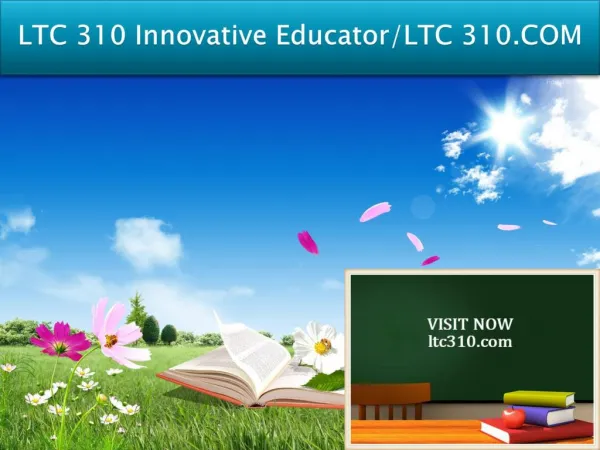 LTC 310 Innovative Educator/LTC 310.COM