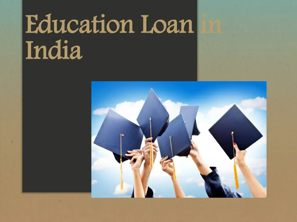 education loan in india