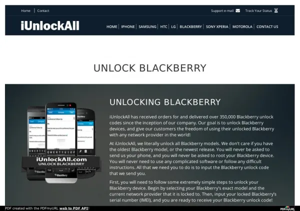 Unlocking Blackberry Smartphone Services in Toronto
