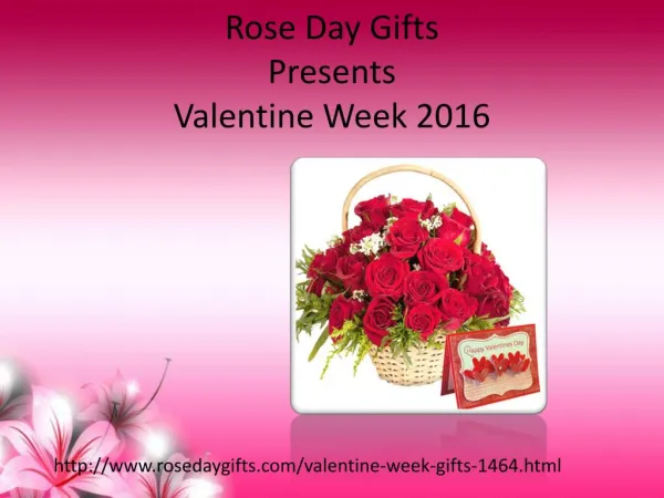 Explore Amazing Valentine Week Gifts at Rosedaygifts.com