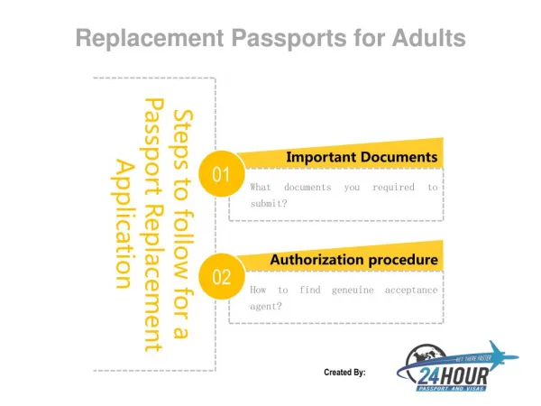 Procedure to Apply for Passport Replacement Application