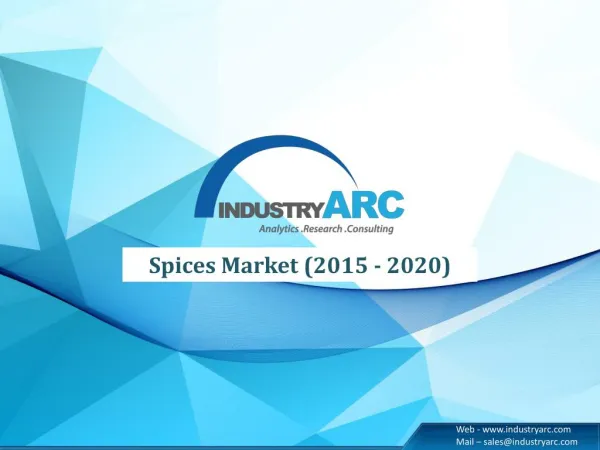Spices Market Growth | 2020