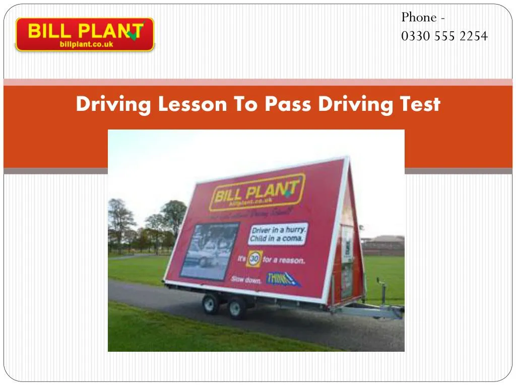 driving lesson to pass driving test