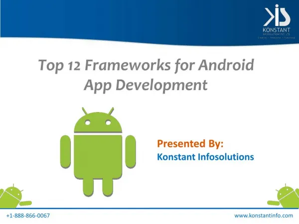 Top 12 Frameworks for Android App Development