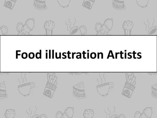 Creative Food illustration Artists