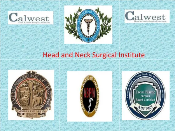 Head & Neck Surgical Institute