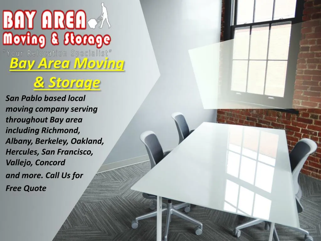 bay area moving storage