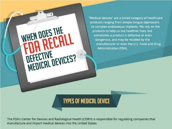 when does the fda recall defective medical devices