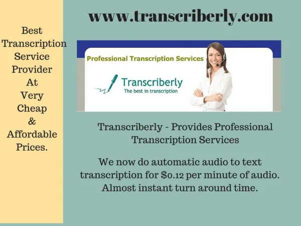 Cheap Transcription Services