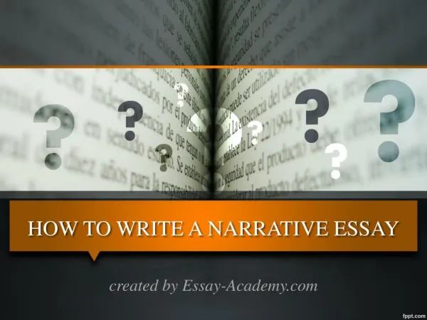 How to write a Narrative Essay