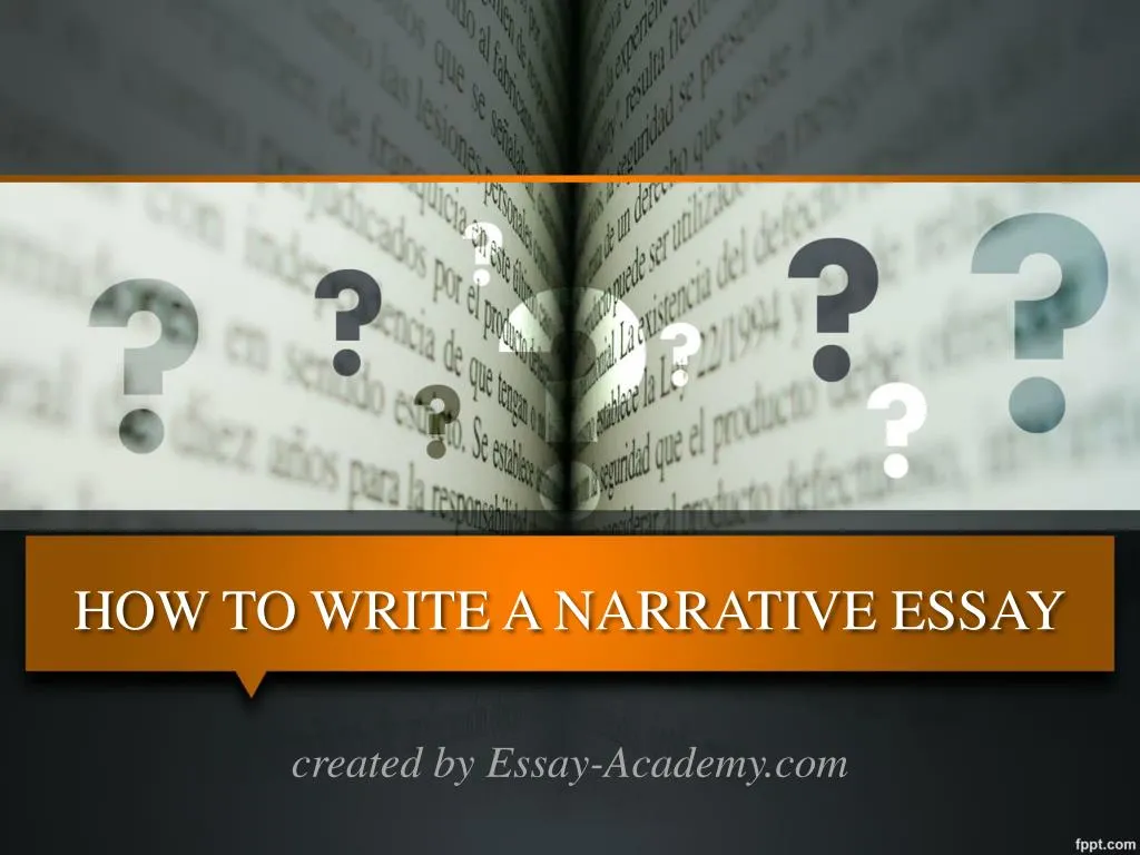 how to write a narrative essay