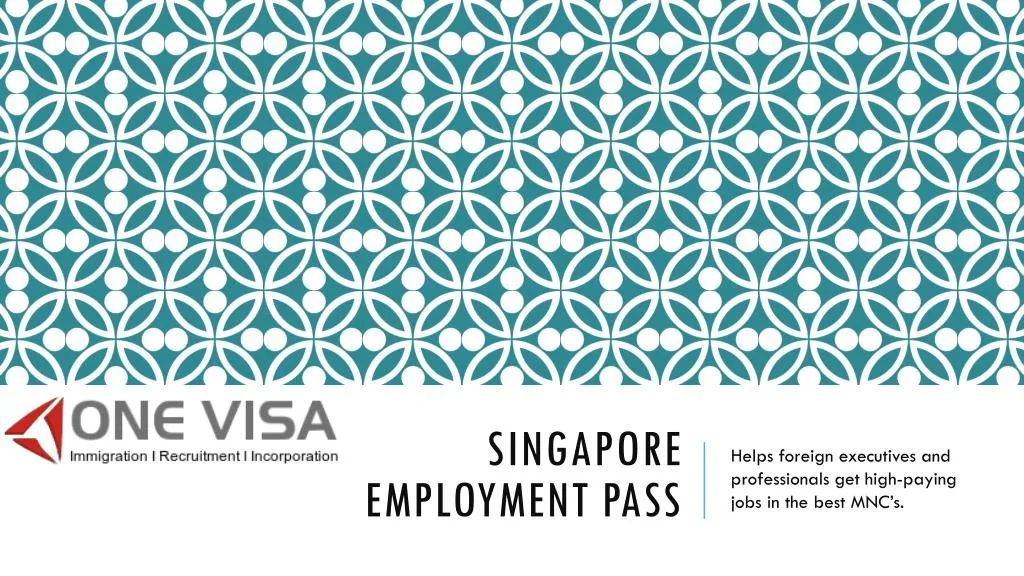 singapore employment pass