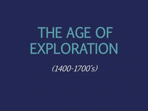 Mayer - World History - Age of Exploration