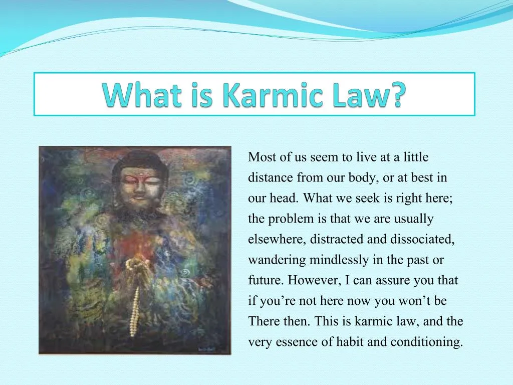 what is karmic law