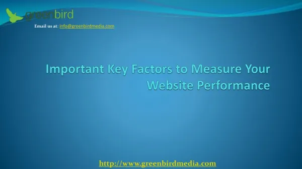 Important Key Factors to Measure Your Website Performance