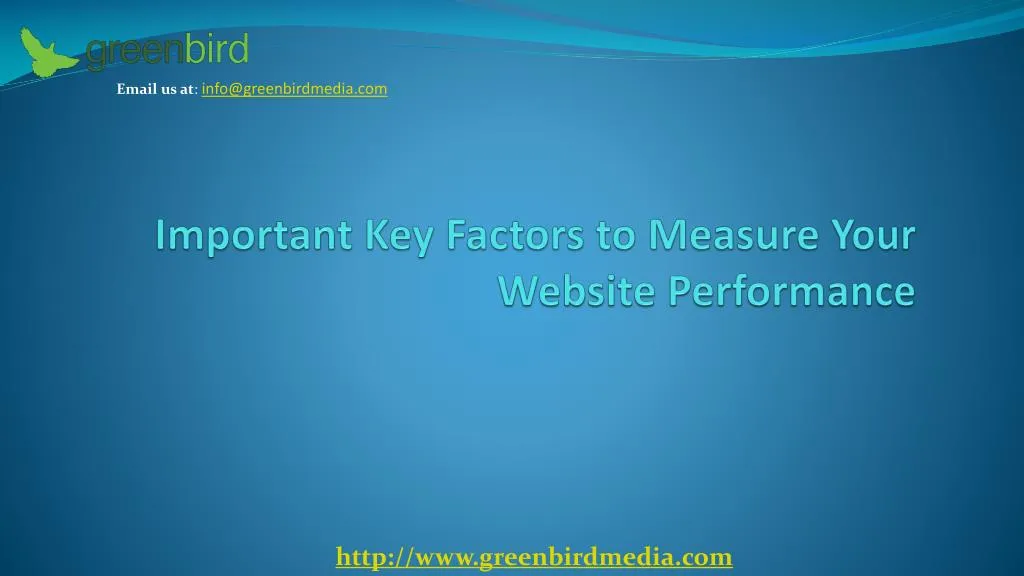 important key factors to measure your website performance