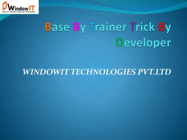 Windowit | Software Testing Training in Chandigarh