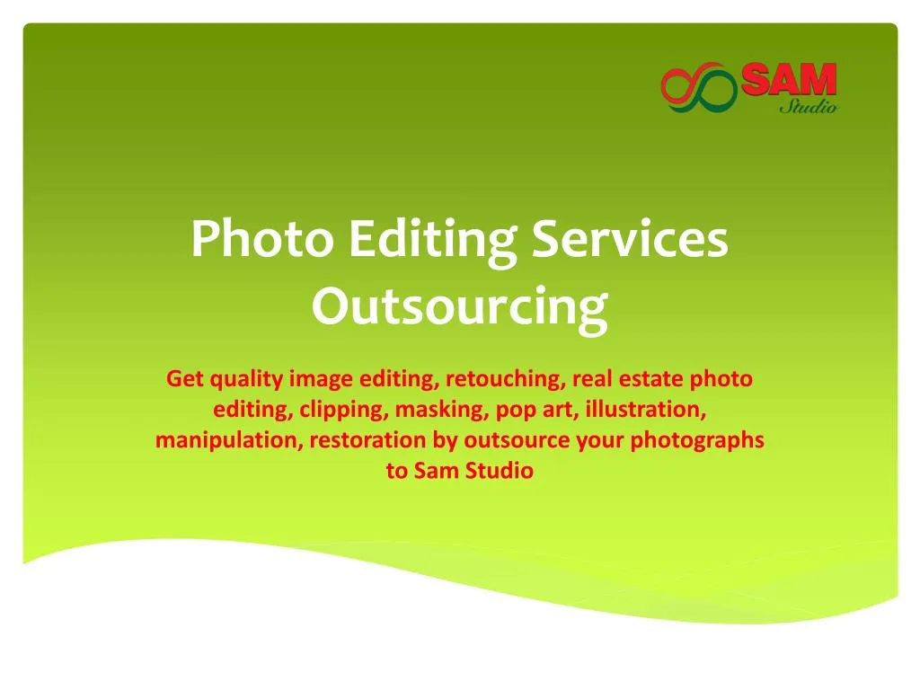photo editing services outsourcing
