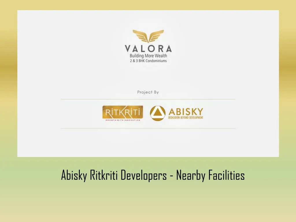 abisky ritkriti developers nearby facilities