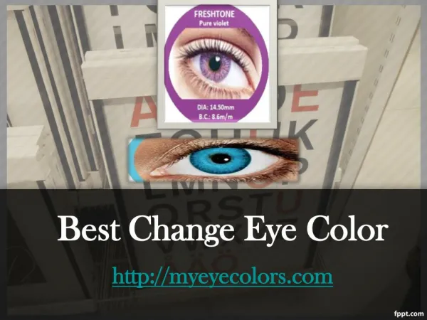 change eye color