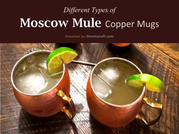 Best Moscow Mule Copper Mugs