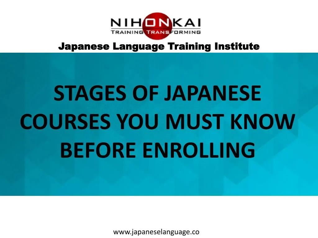 japanese language training institute