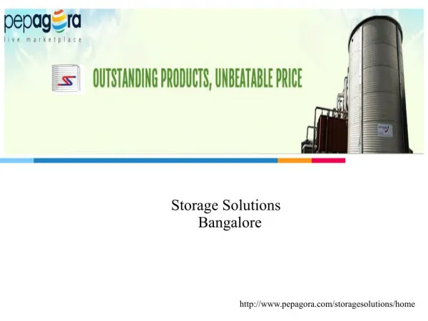 Storage Solutions - Distributor / Wholesaler and Business Services-www.pepagora.com
