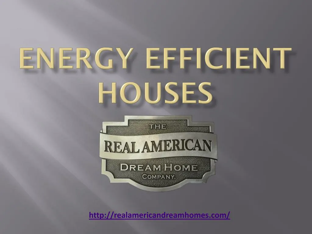 energy efficient houses