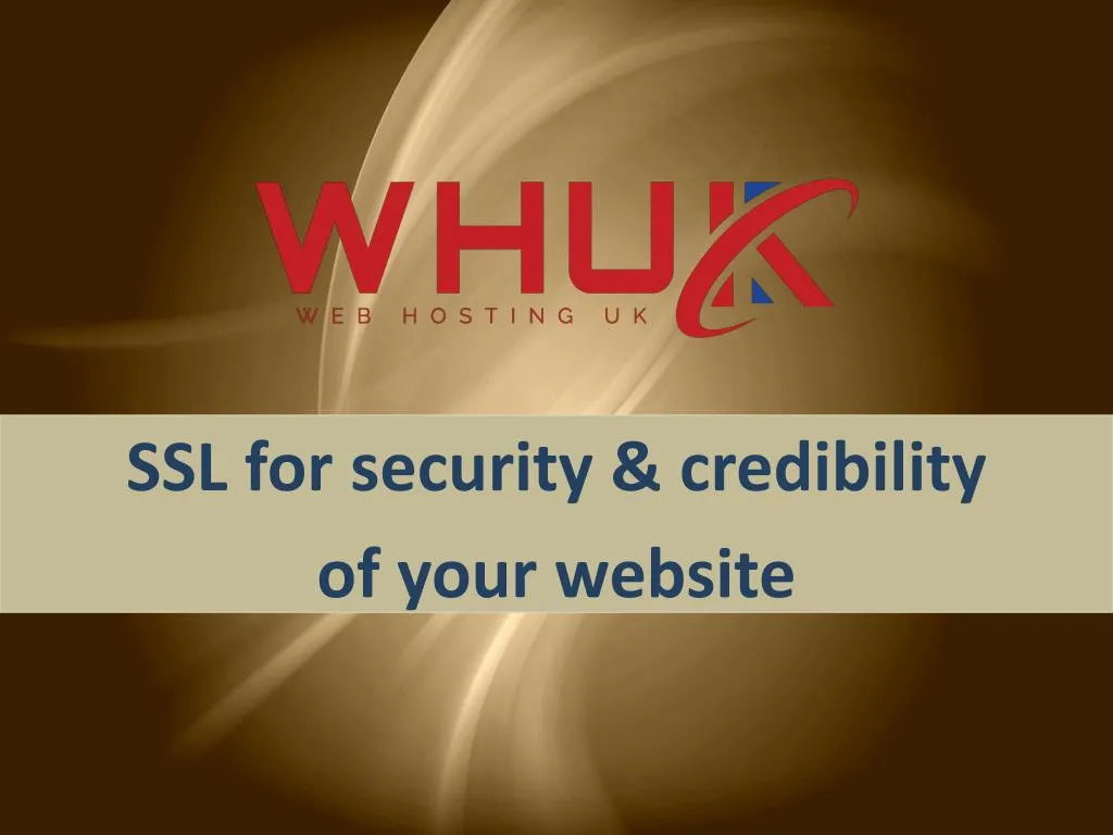 ssl for security credibility of your website