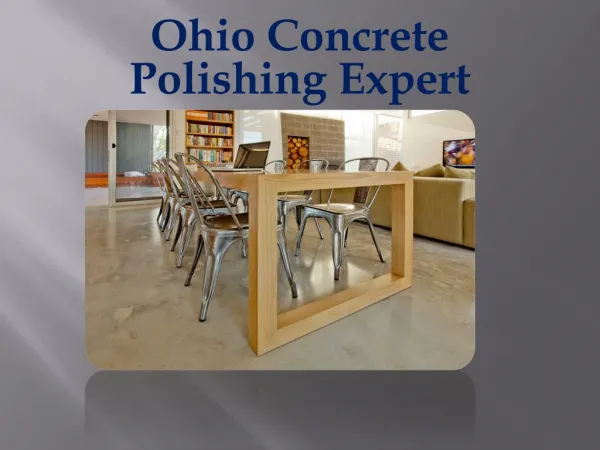 Ohio Concrete Polishing Expert