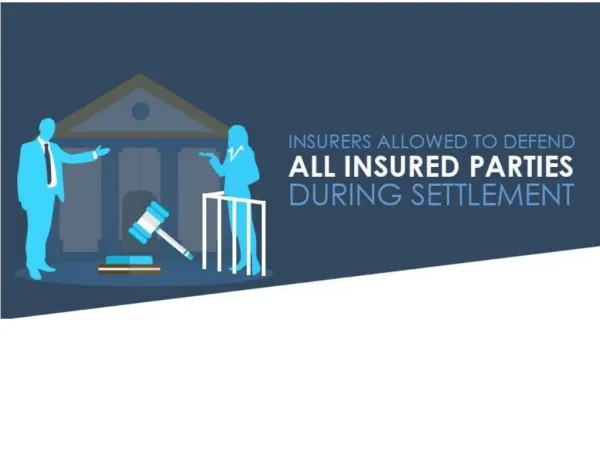 insures allowed to defend all insured partiesduring settlement