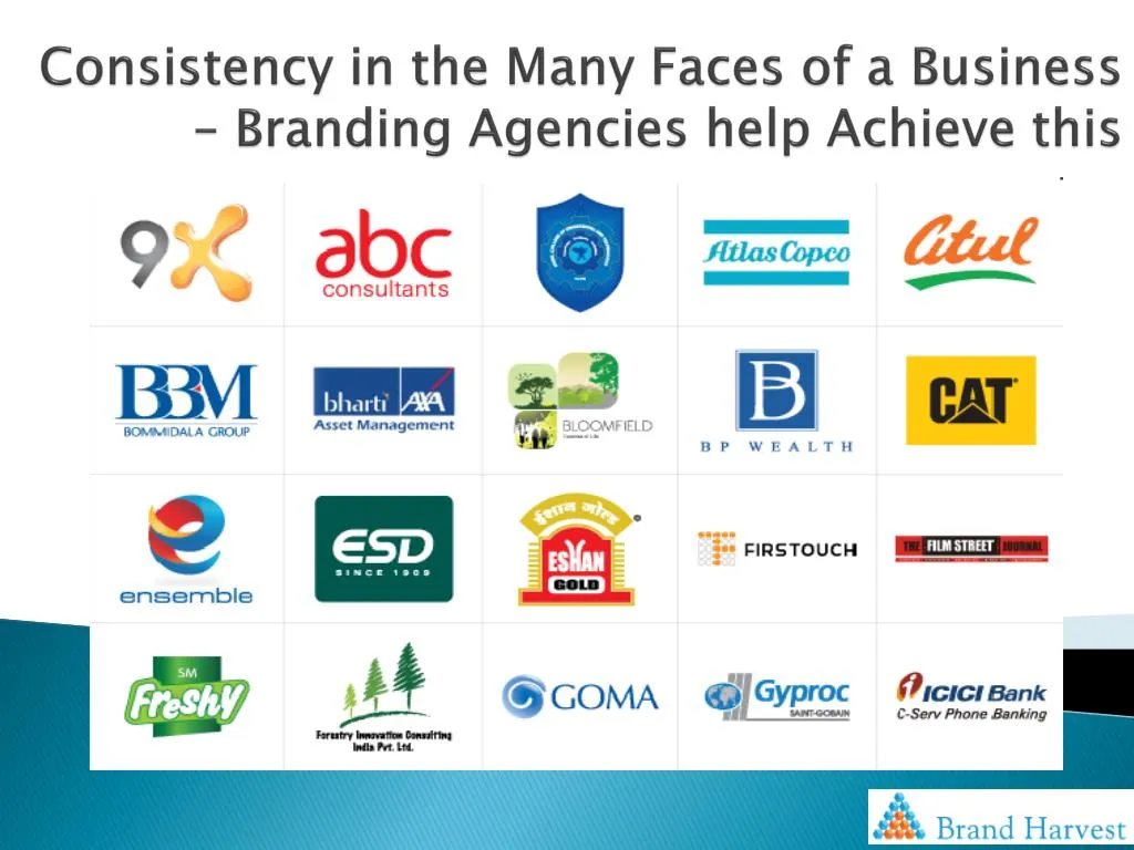 consistency in the many faces of a business branding agencies help achieve this