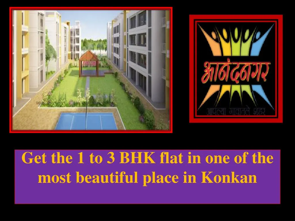 get the 1 to 3 bhk flat in one of the most beautiful place in konkan