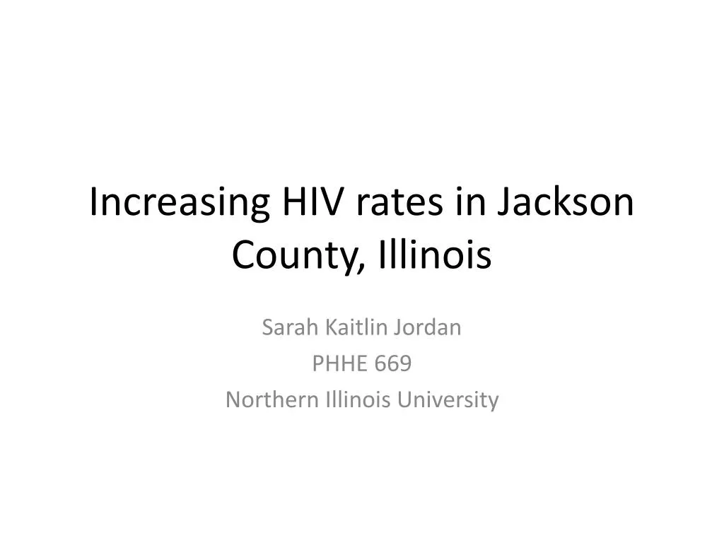 increasing hiv rates in jackson county illinois