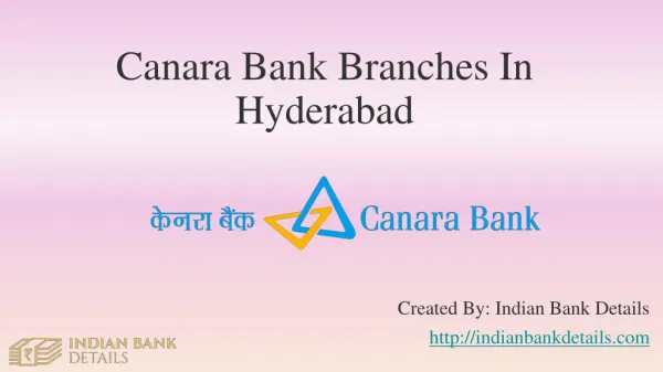 MICR code for Canara Bank Branches In Hyderabad